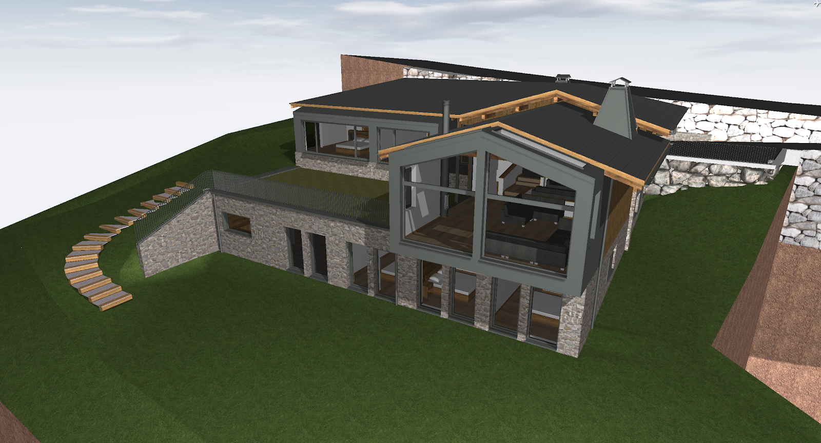 Construction project render